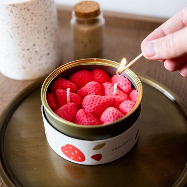 candlehand Gourmet Food Candles - CandleCan Ripe Strawberries
