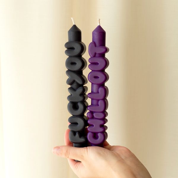 candlehand 3D Taper Candles BOLD SET 2