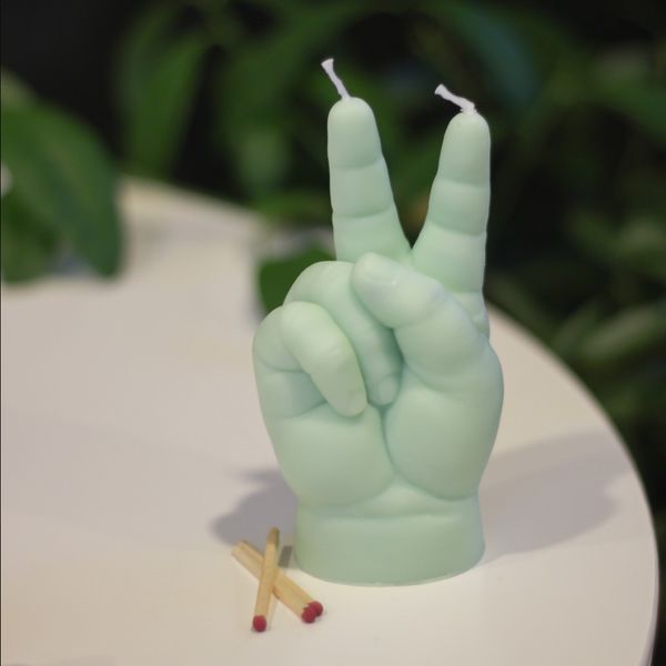 candlehand Baby hand candle Baby Peace