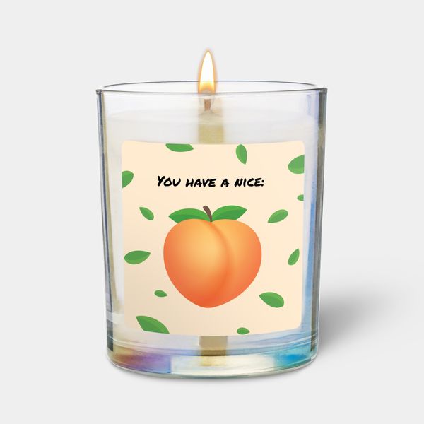 candlehand Funny quote candle You have a nice ass