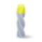 Spiral Grey- Neon Yellow