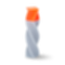 Spiral Grey- Neon Orange