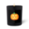 Pumpkin emoji candle