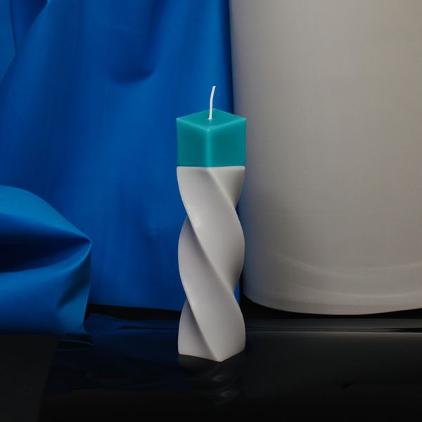 candlehand OOGNIS - Spins Tilt Grey- Turquoise